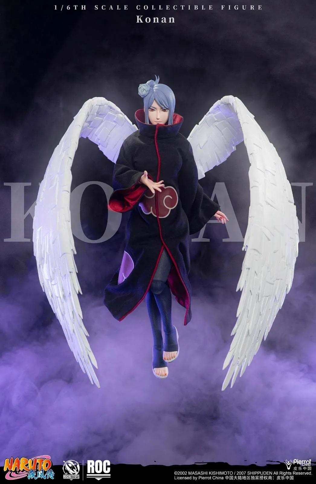 ROCKET TOYS Konan 16 Scale Action Figure naruto 9