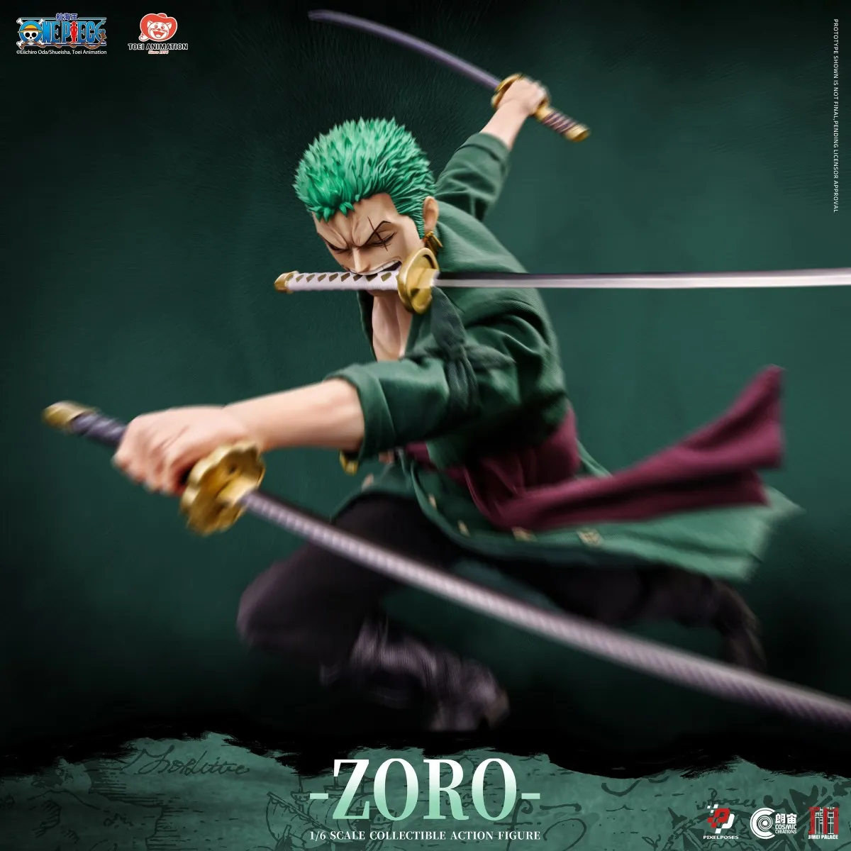 Roronoa Zoro 16 Scale Platinum Silicone jimei palace cosmic 3