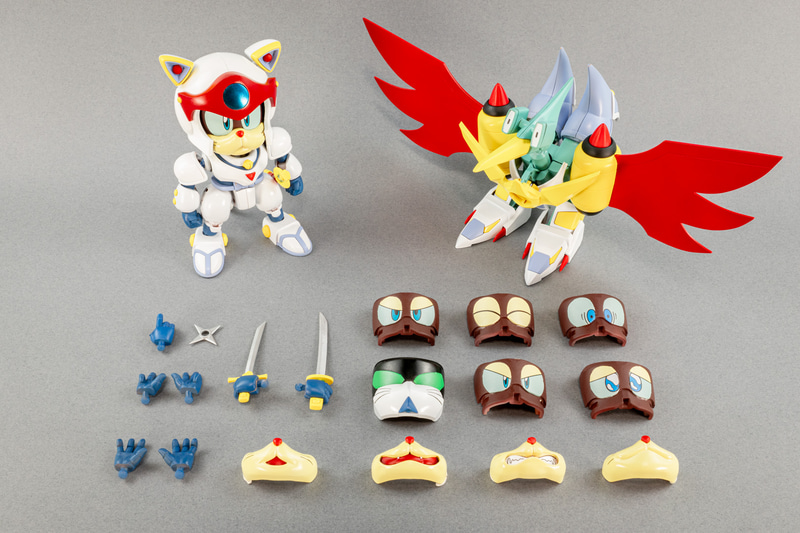 Samurai Pizza Cats Model Kit 3