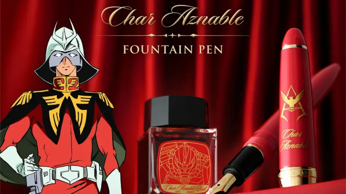gundam char aznable fountain pen 0