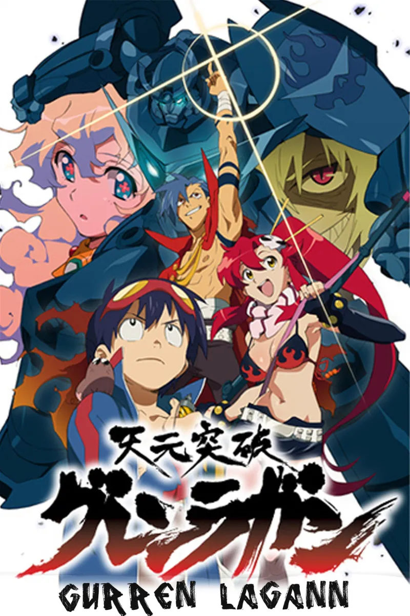 gurren lagann key art