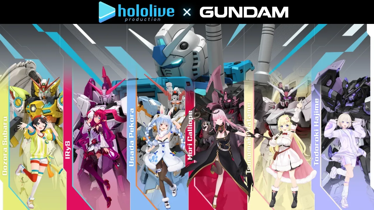hololive x Gundam Collaboration Expands
