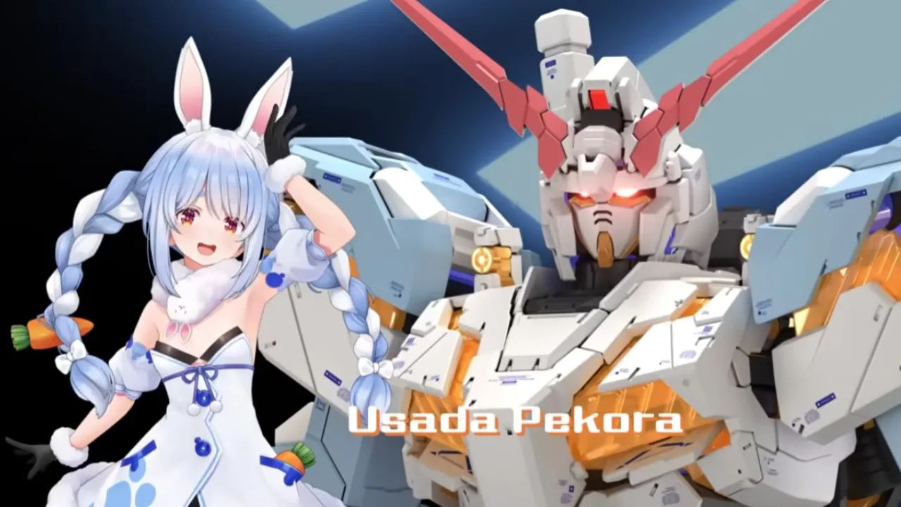 hololive x Gundam Crossover Gunpla Kit Designs