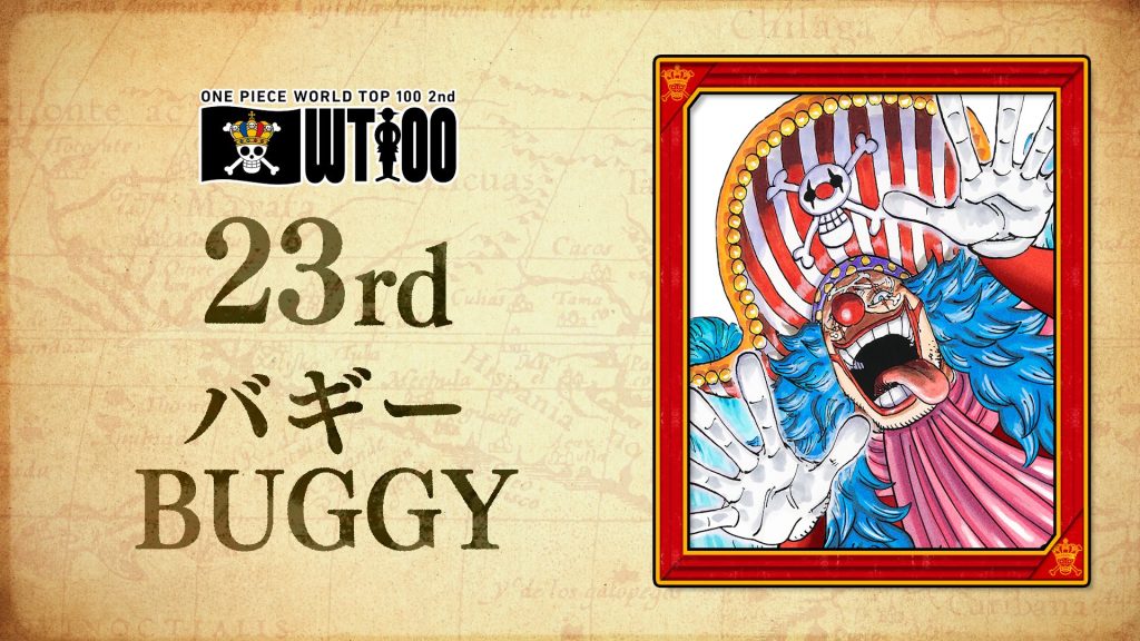 one piece top 100 buggy