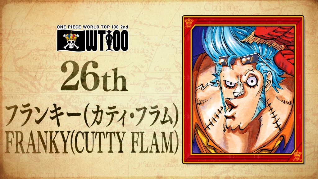 one piece top 100 franky