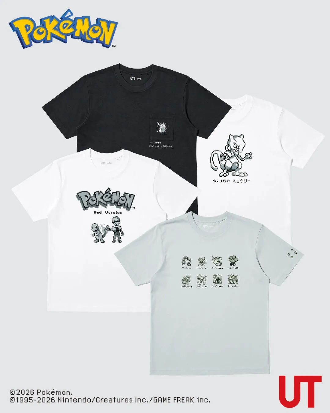 UNIQLO Unveils Second Pokémon 30th Anniversary UT Collection