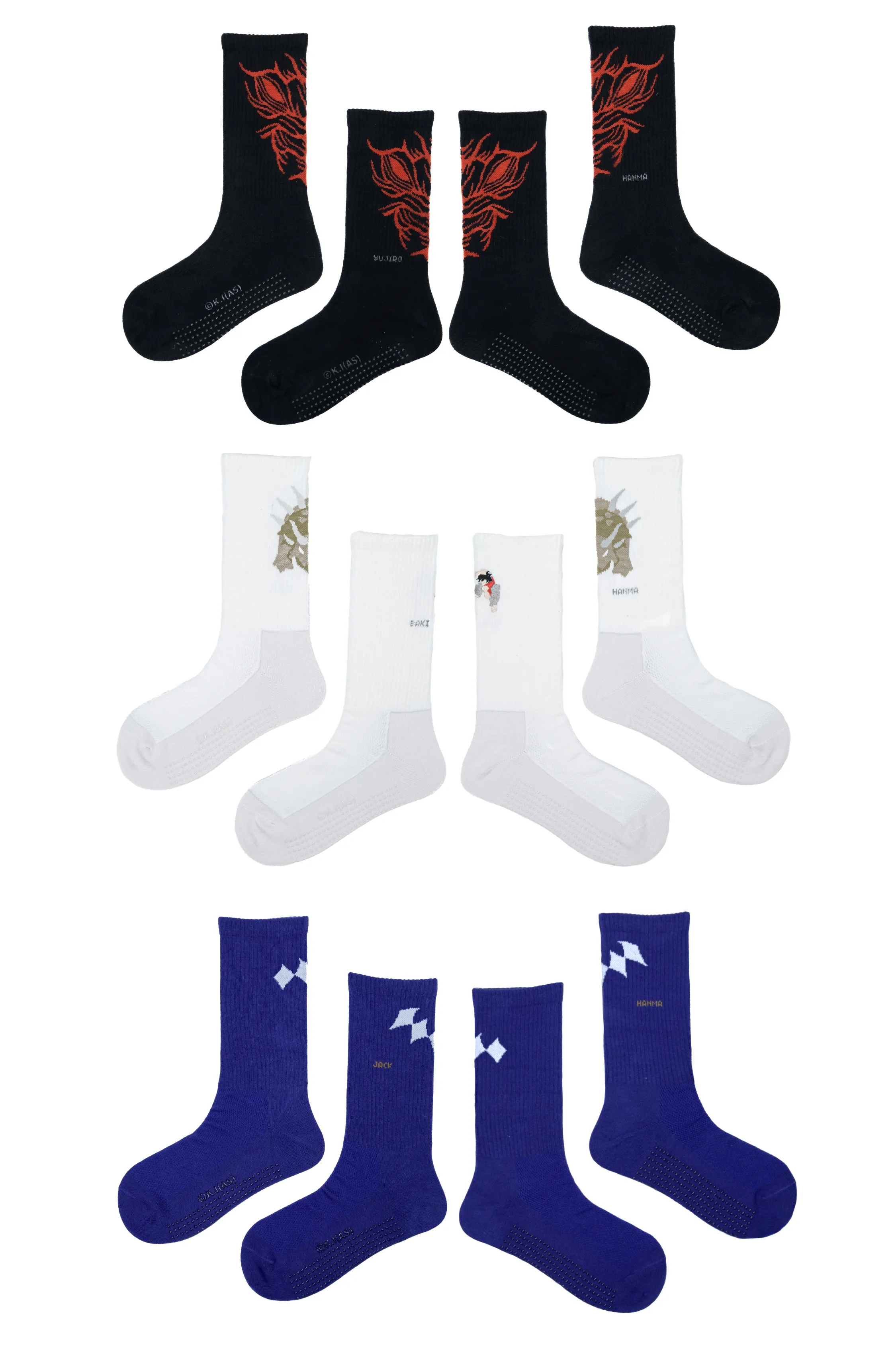 BAKI Hanma Family Sock Set