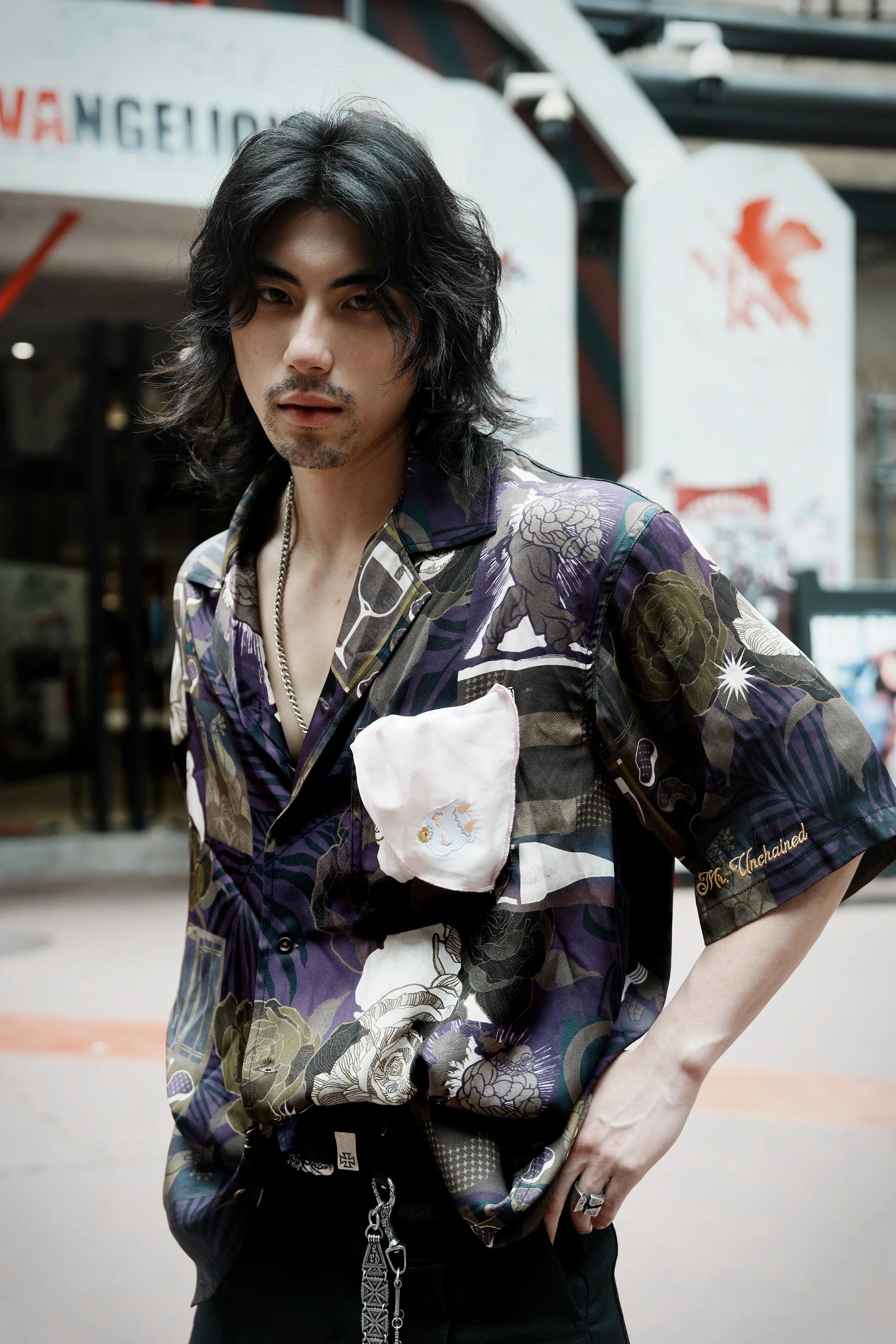 BAKI Mr. Unchained Hawaiian Button Up Shirt (3)