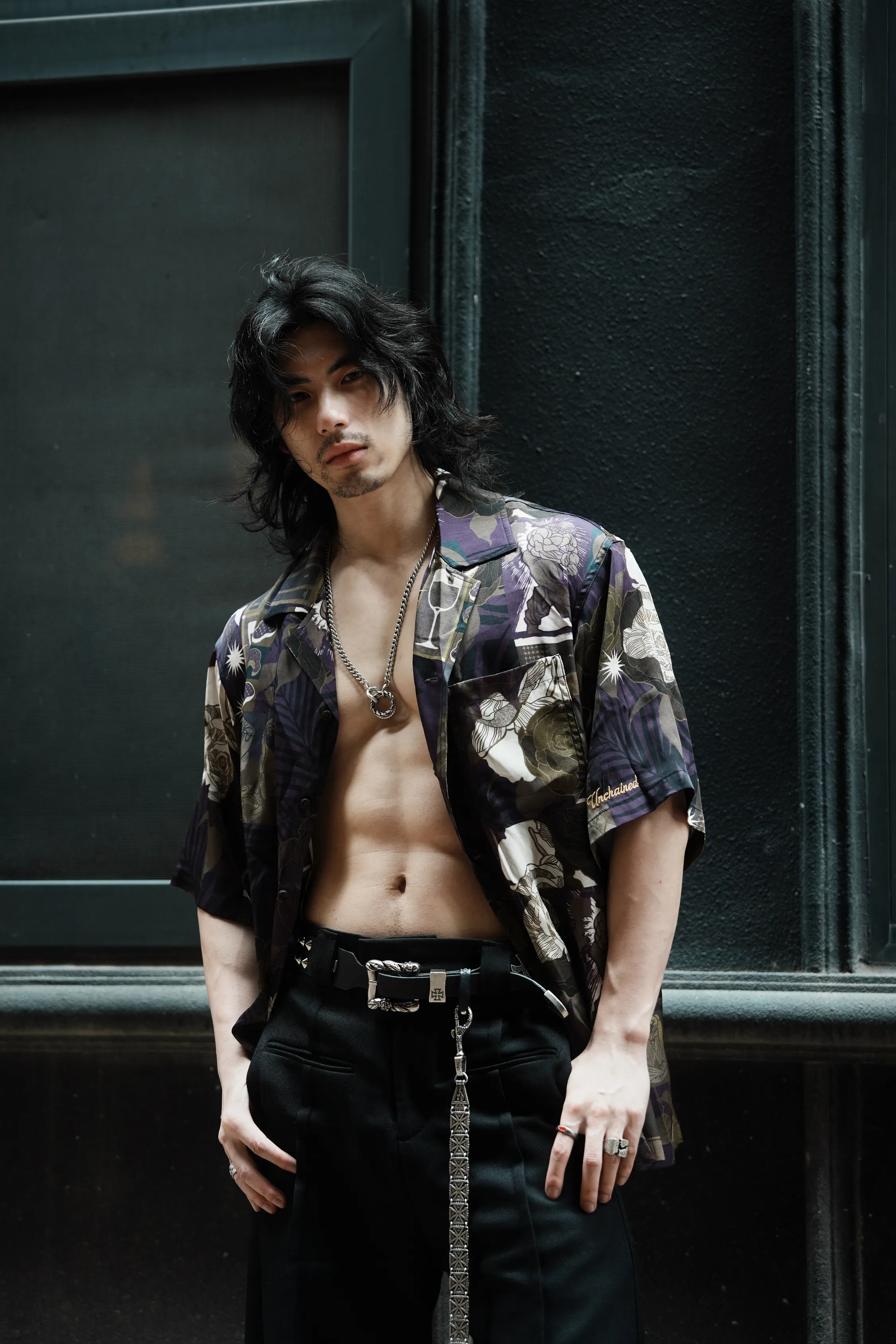 BAKI Mr. Unchained Hawaiian Button Up Shirt (4)