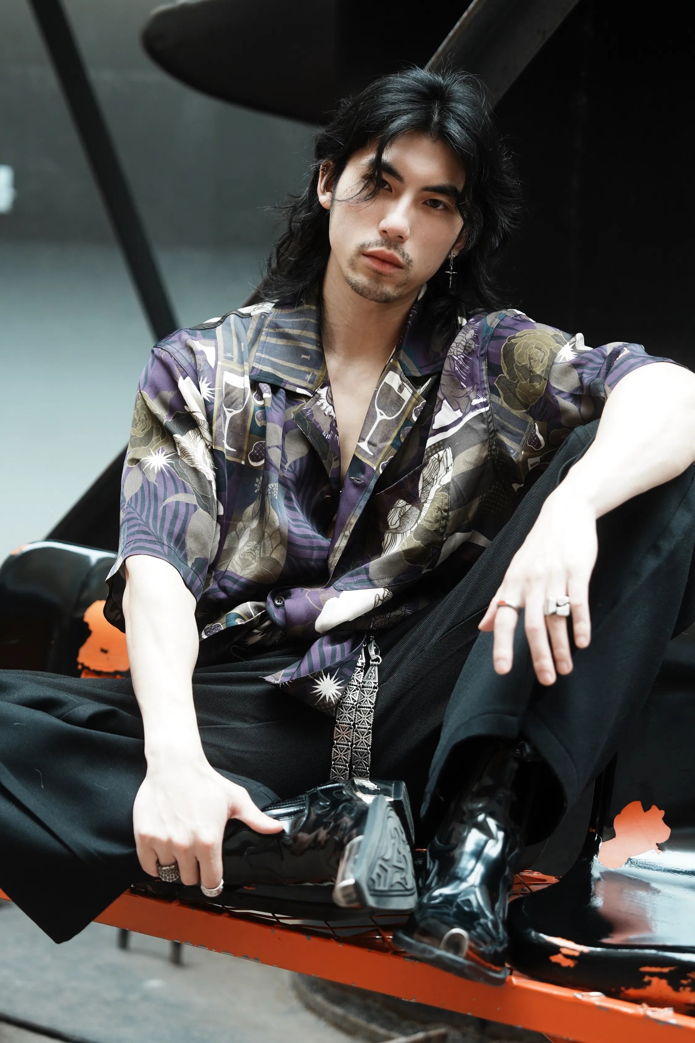 BAKI Mr. Unchained Hawaiian Button Up Shirt