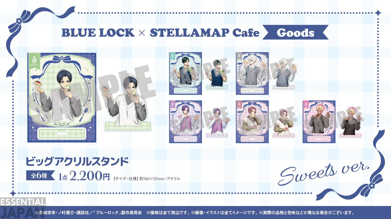 Blue Lock Sweets Themed Cafe 37