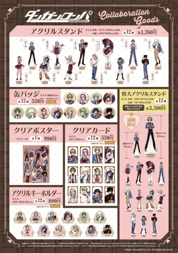 Danganronpa NeCoLabo Cafe Event 3