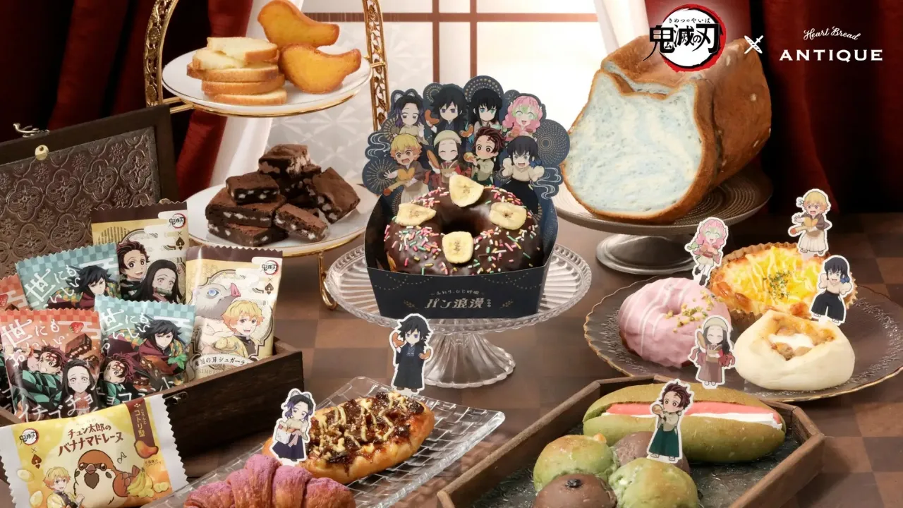 Demon Slayer - Roti tema karakter Heart Bread Antique