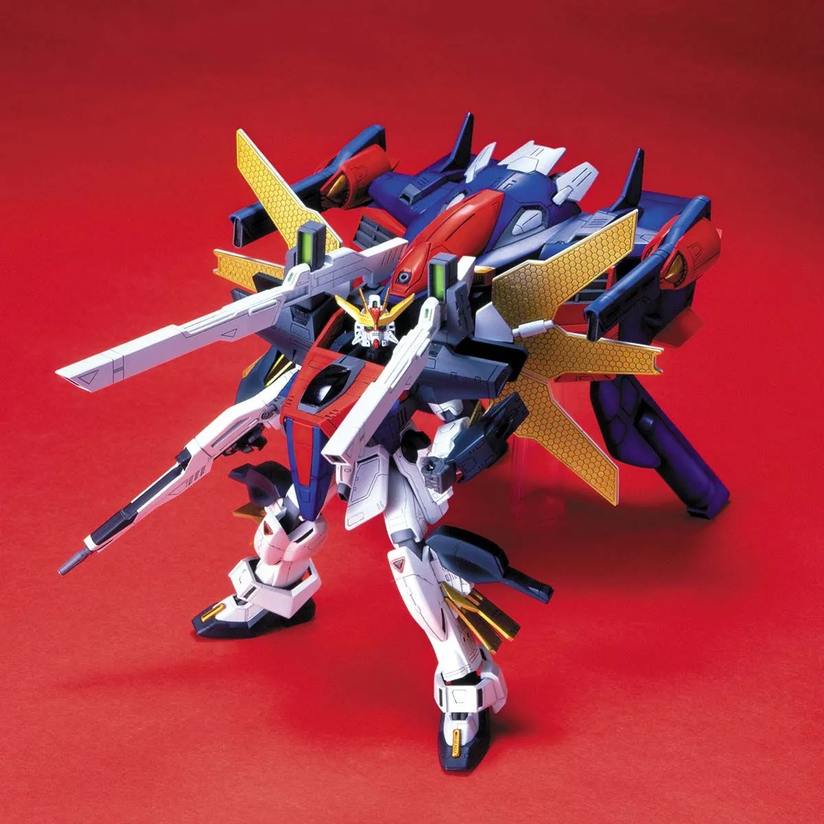 HG 1100 G Falcon with Gundam Double X 1
