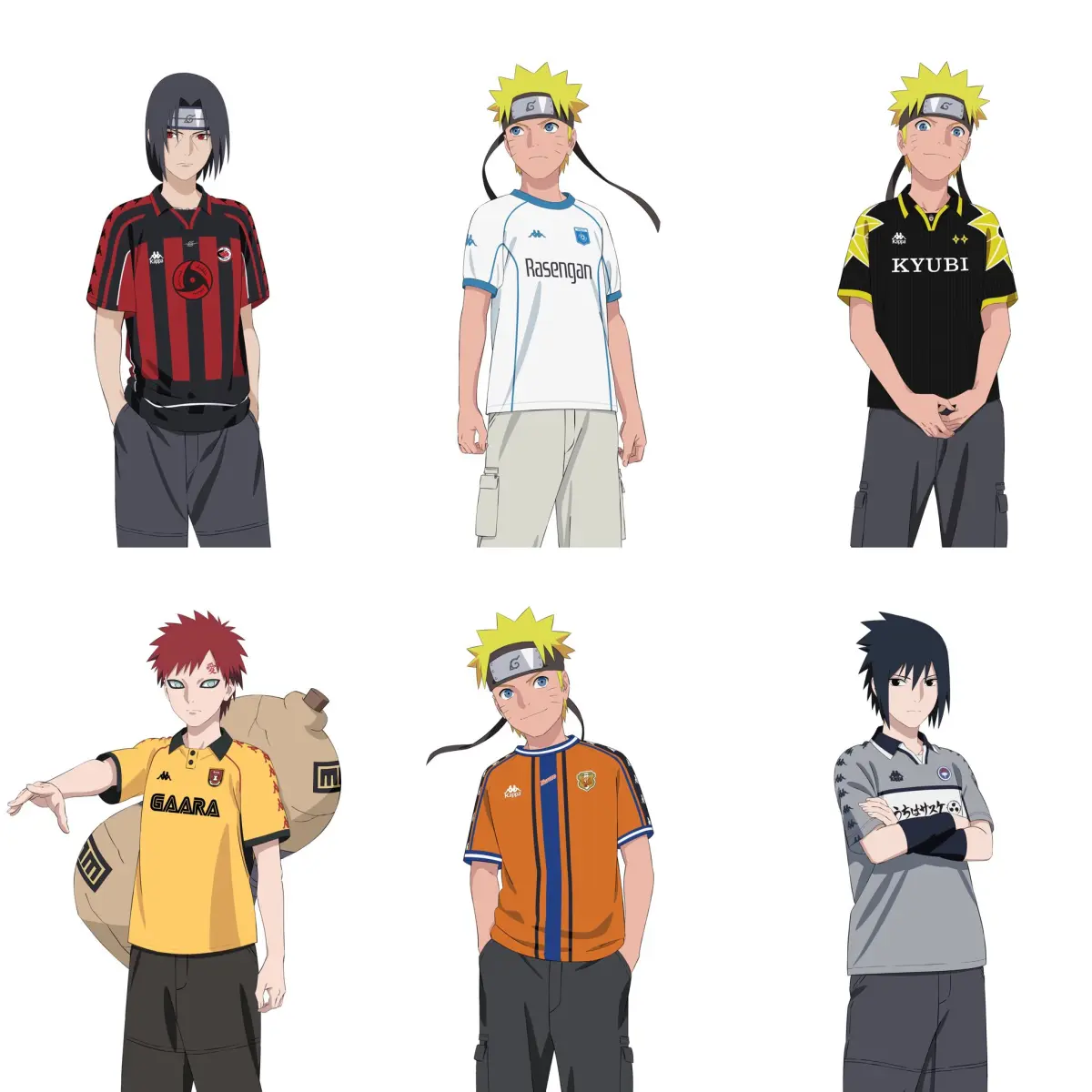 Kappa x Naruto soccer shirts 8