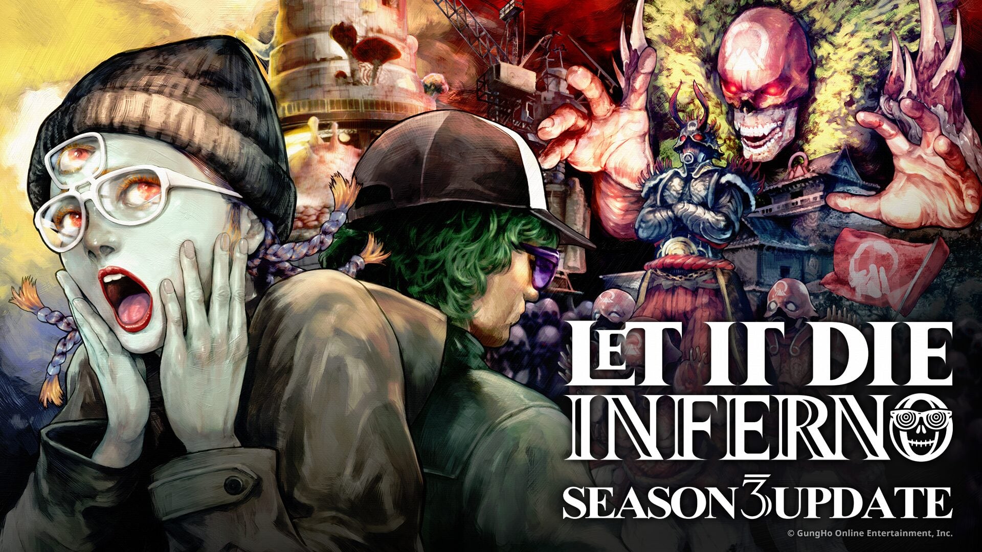 LET IT DIE: INFERNO Launches Season 3 with Yotsuyama Castle, New Weapons, and Mastery Switch Feature