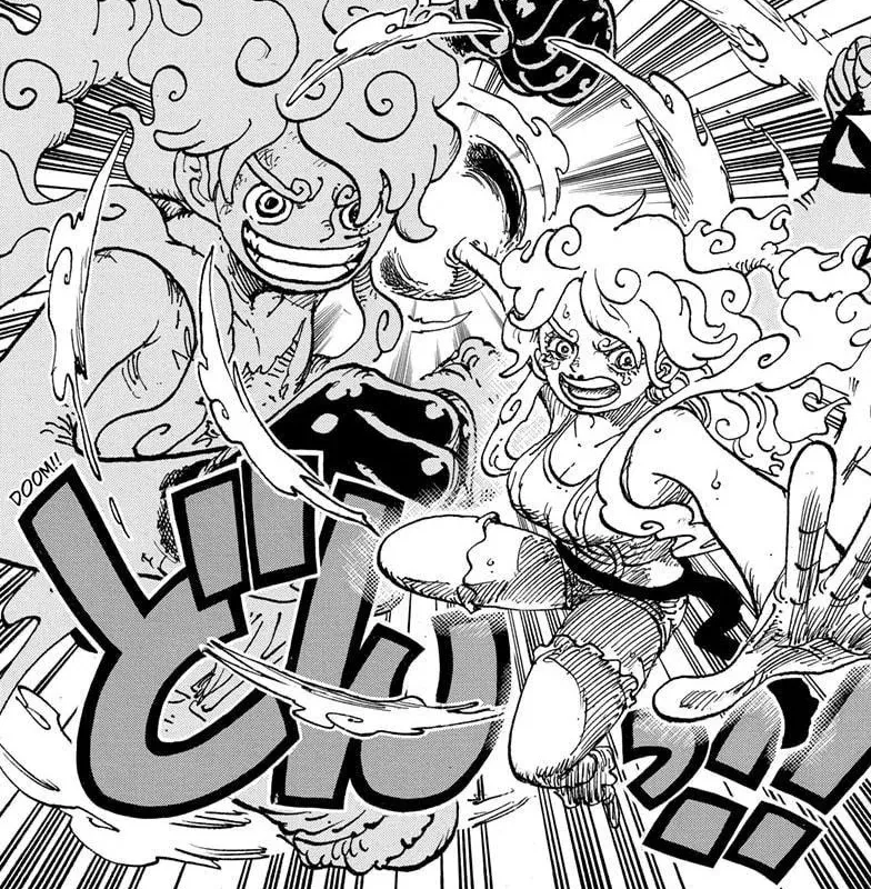 Luffy & Bonney vs Saturn