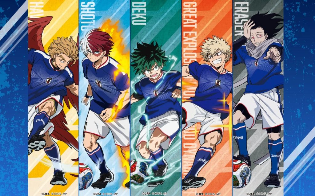 MHA x Japan Football Merch