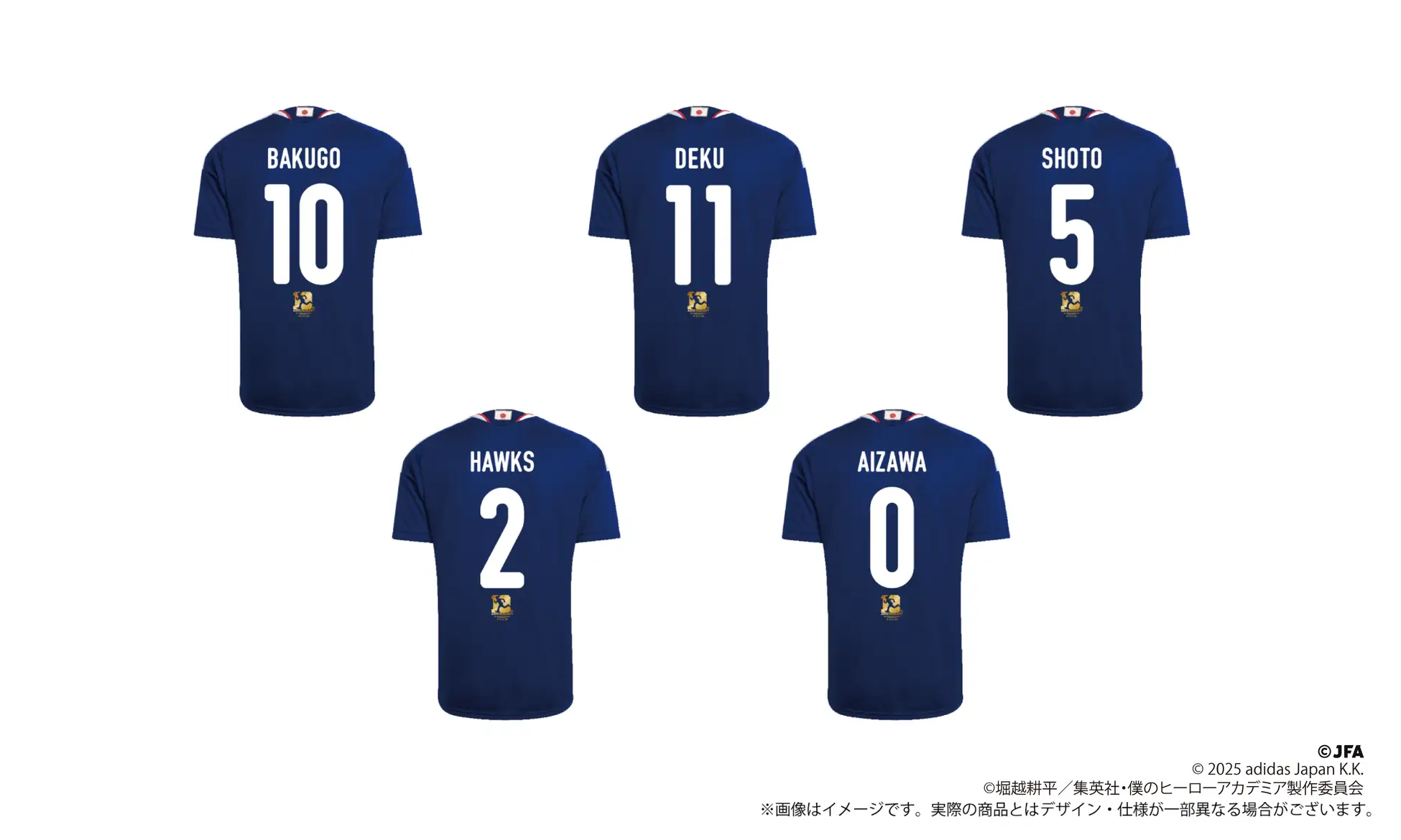 MHA x Japan Football Merch 6