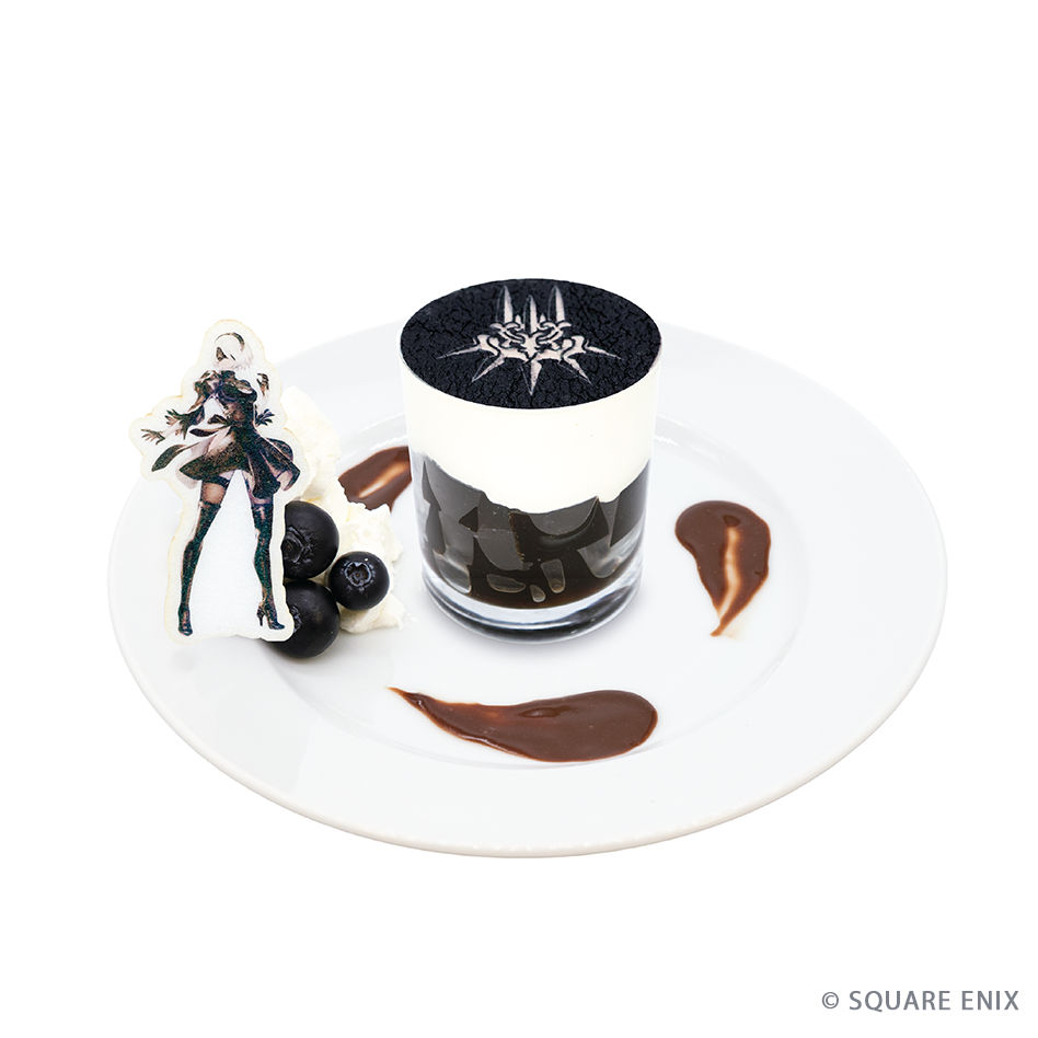 SQEX Cafe Shop LA SL YoRHa+No2+Type+B+Glass+Parfait