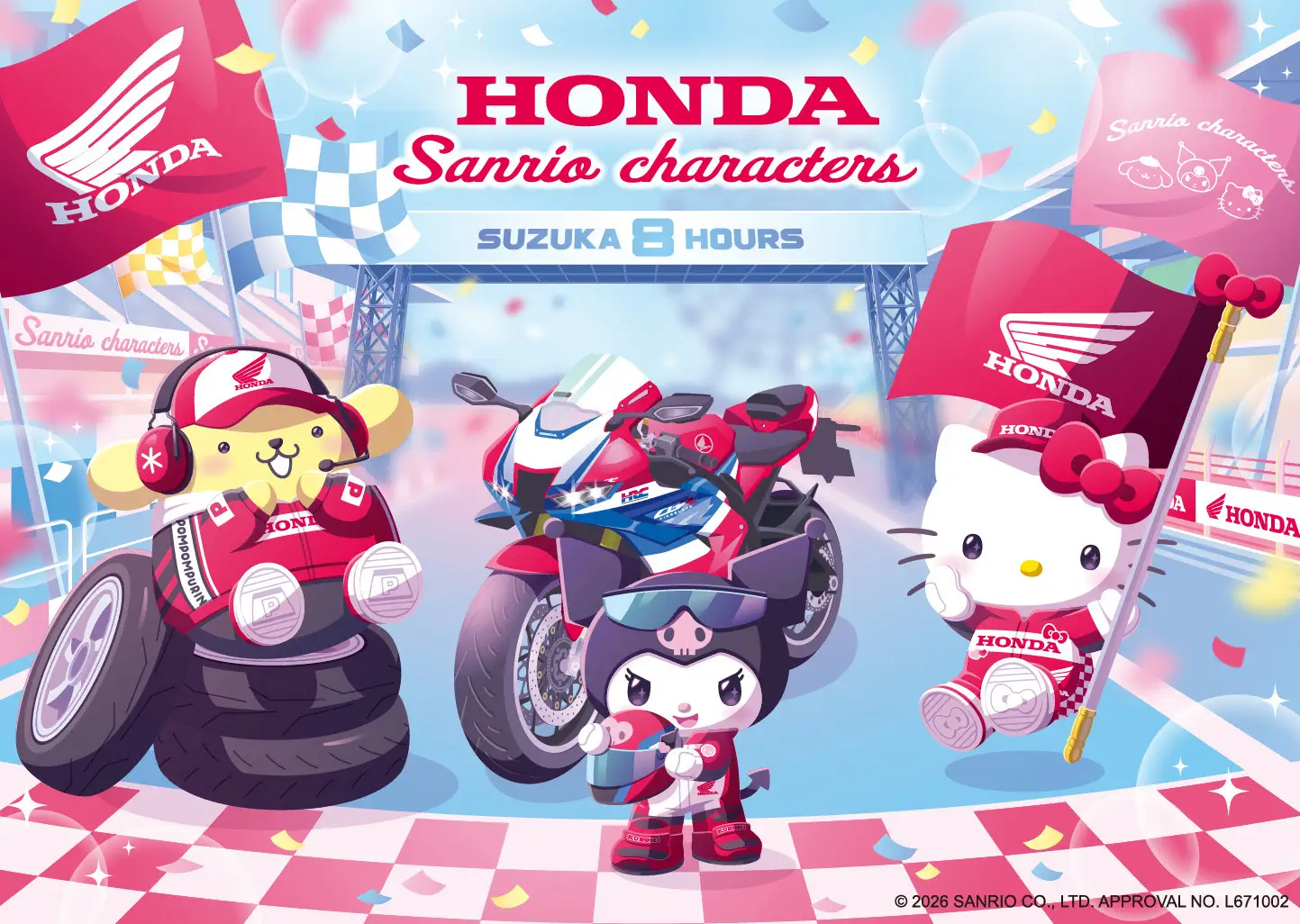Sanrio x Honda SMILE RIDER PROJECT 3