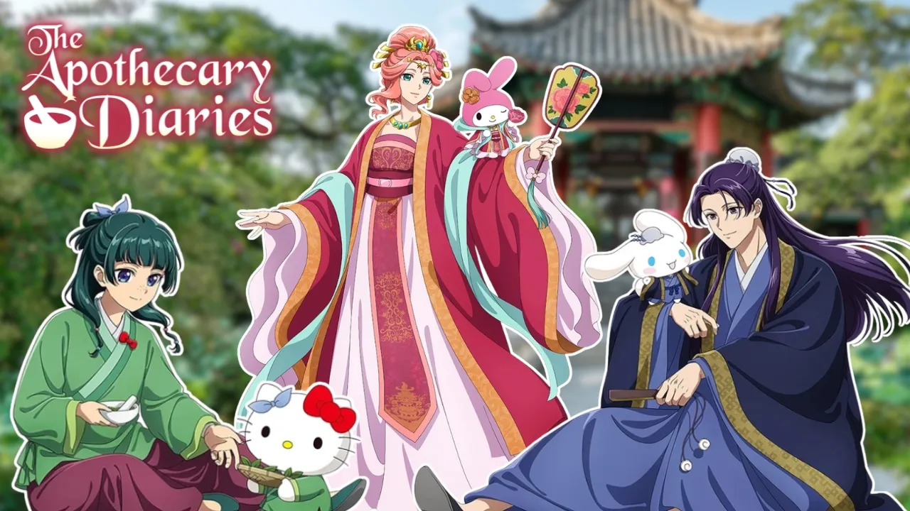 Sanrio x The Apothecary Diaries Collab Pic