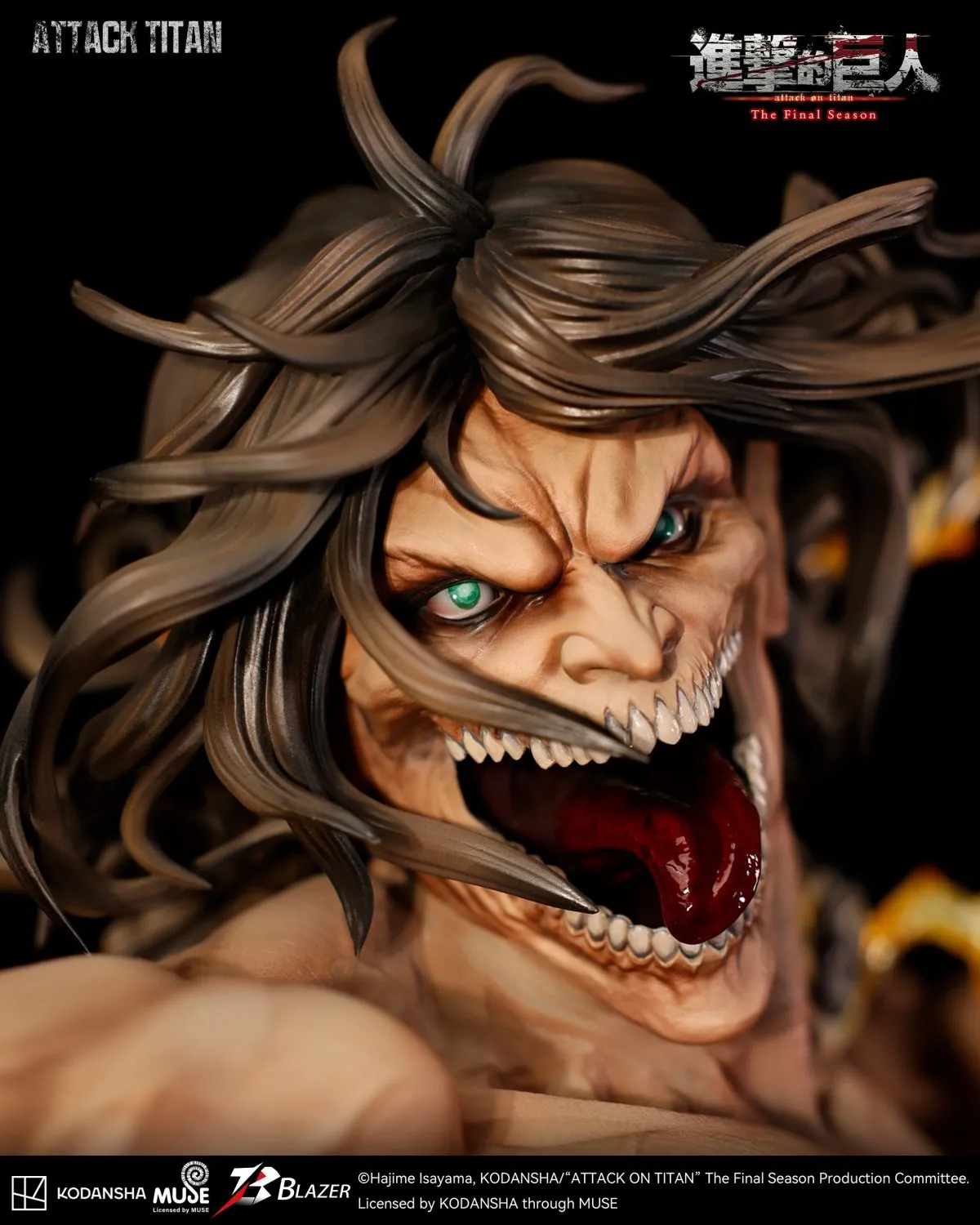 blazer attack on titan attack titan statue 11