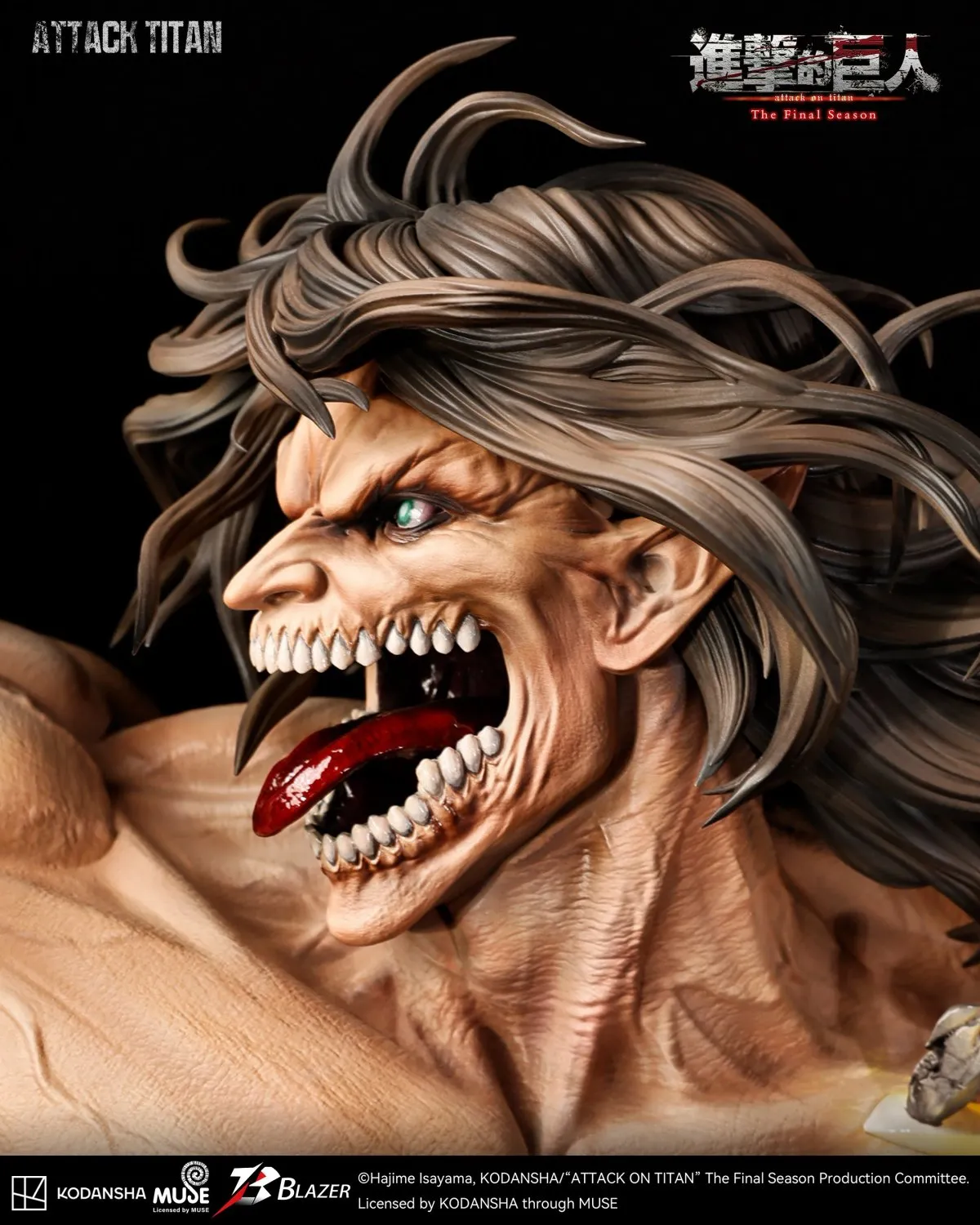 blazer attack on titan attack titan statue 14
