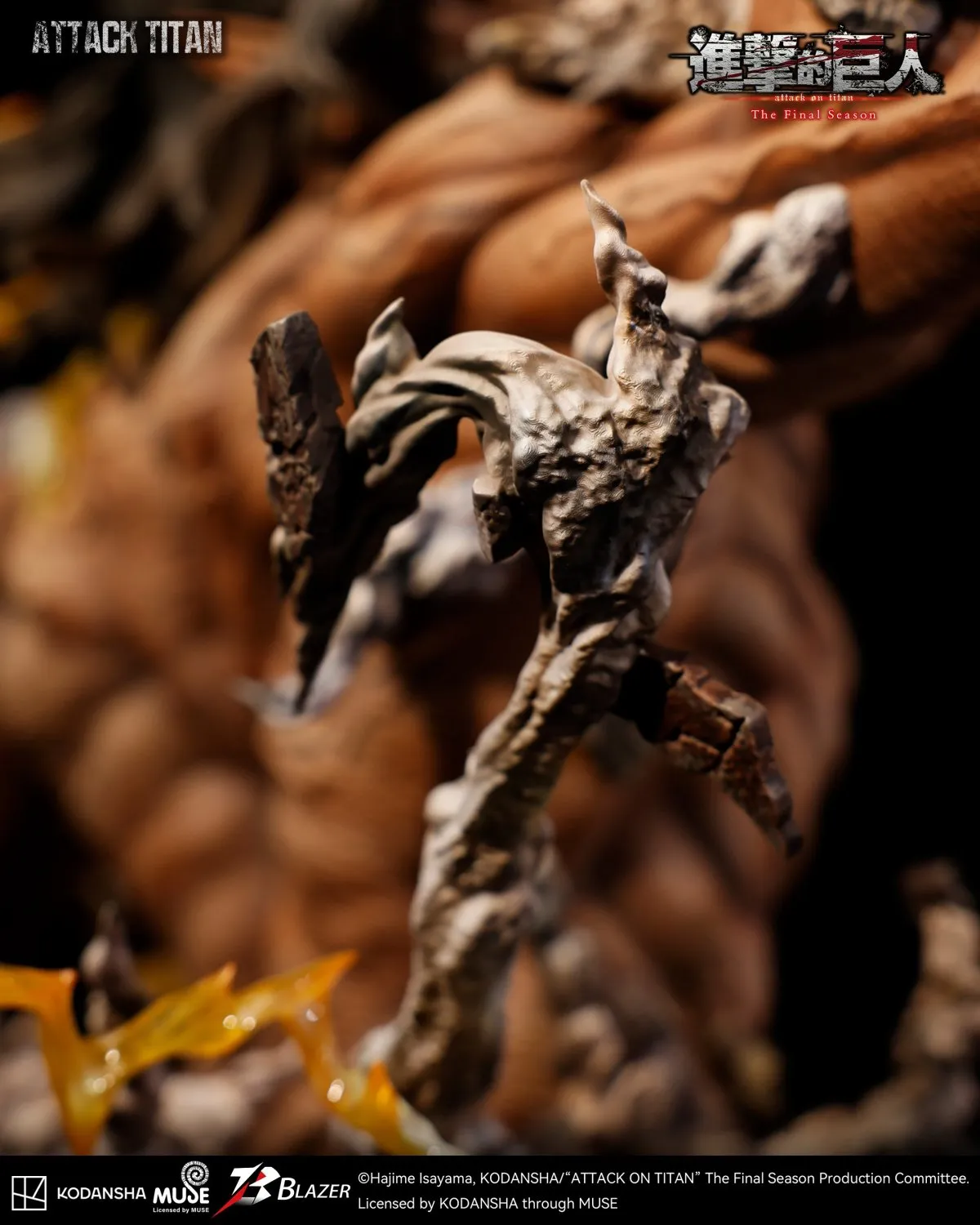 blazer attack on titan attack titan statue 2