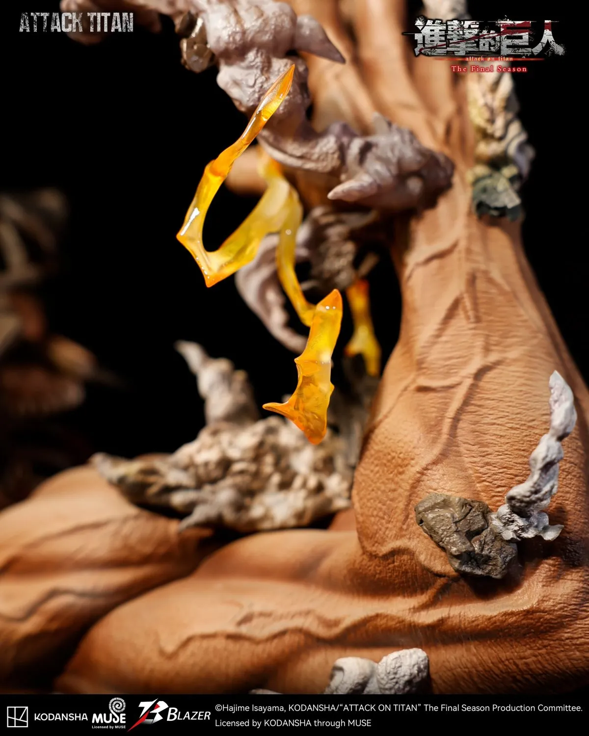 blazer attack on titan attack titan statue 3