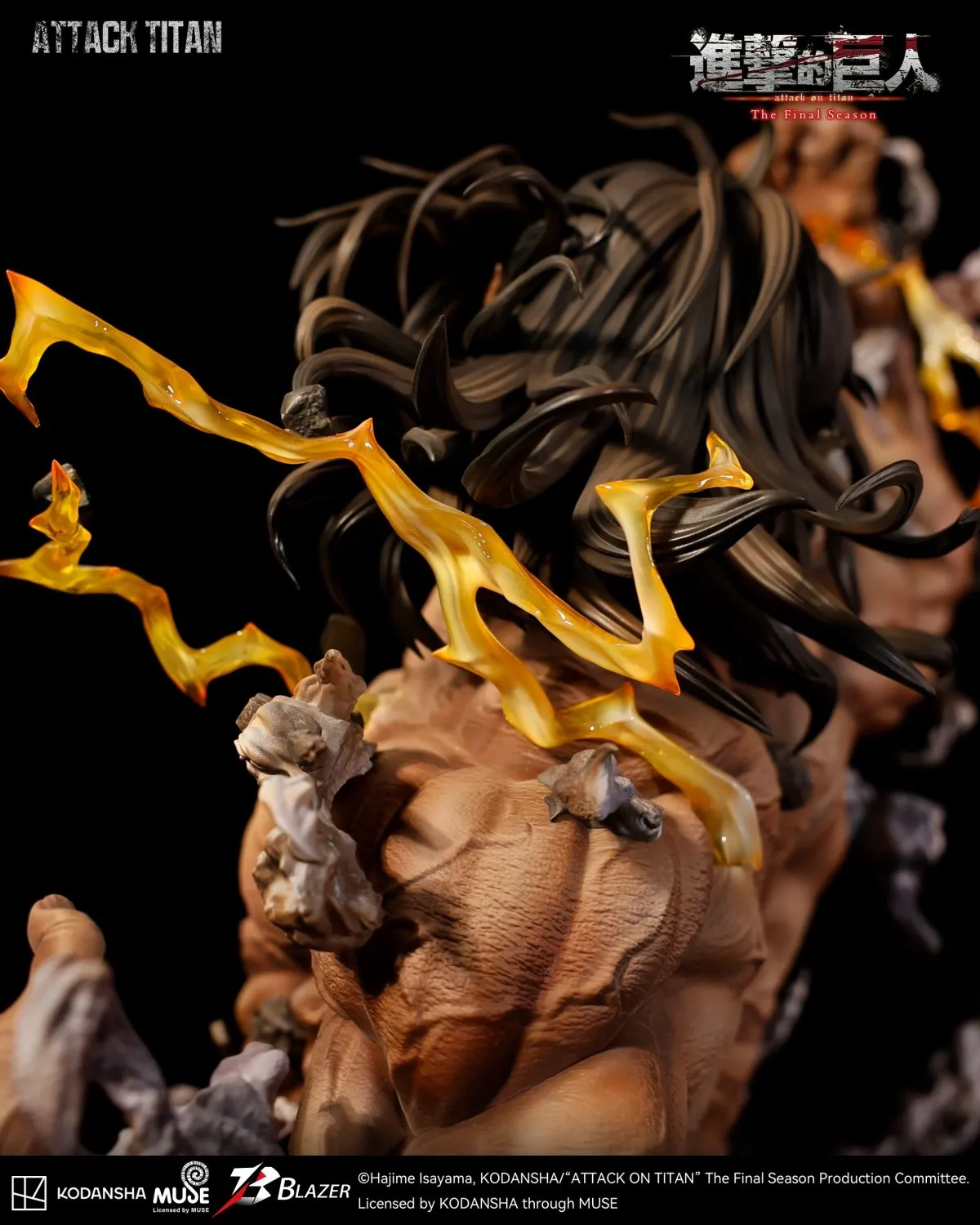 blazer attack on titan attack titan statue 4
