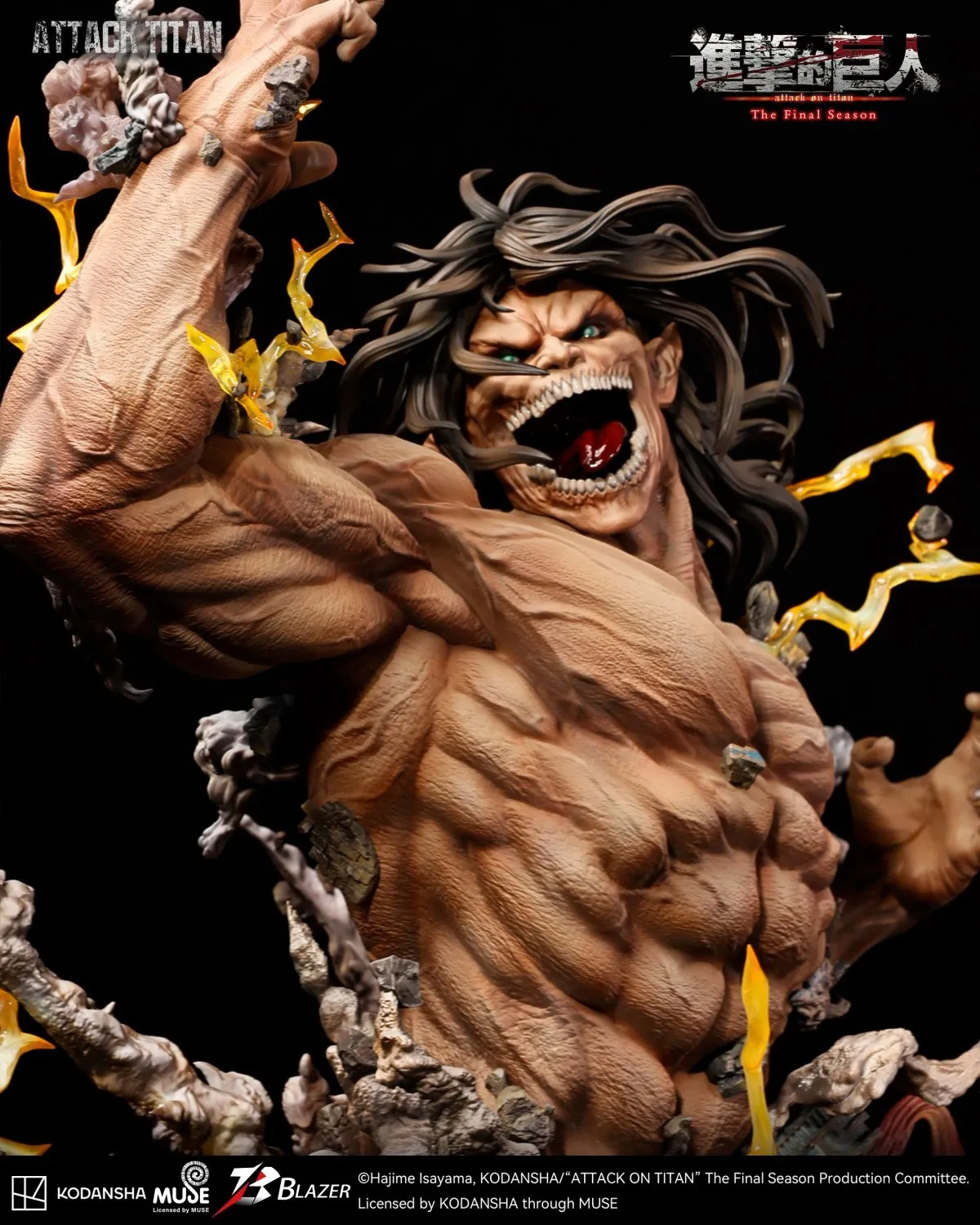blazer attack on titan attack titan statue 7