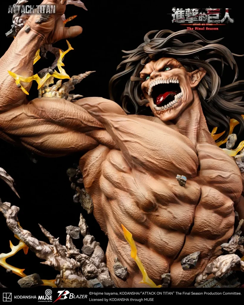 blazer attack on titan attack titan statue 8