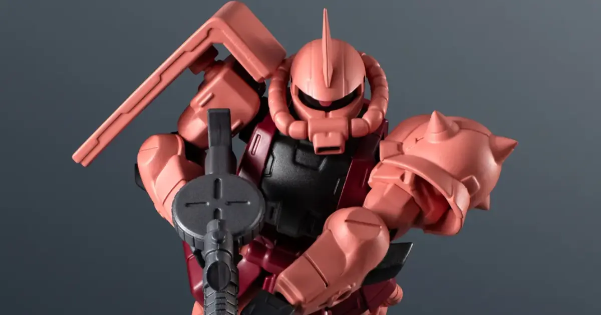 char Red Zaku Gets Updated GUNDAM UNIVERSE Release