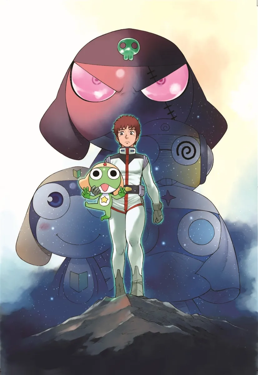 gundam sgt frog collab artwork 2