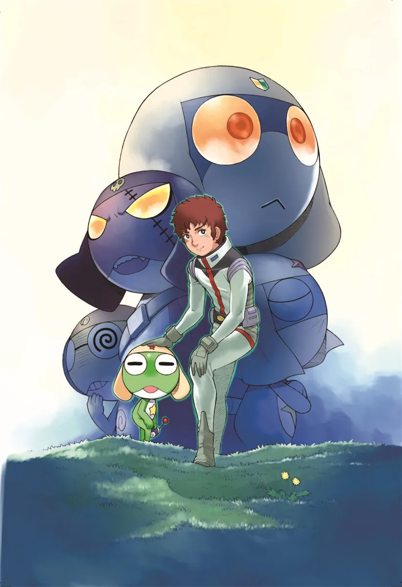 gundam sgt frog collab artwork 3