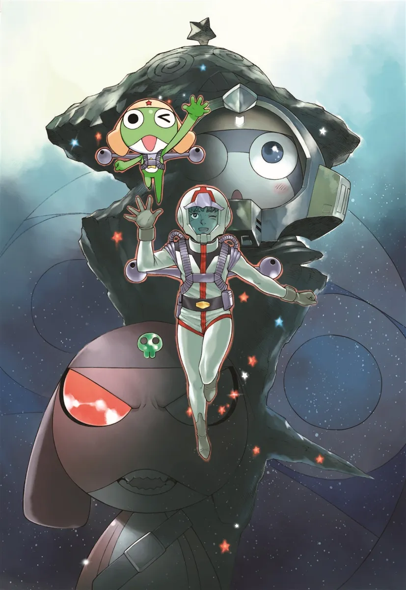 gundam sgt frog collab artwork 4