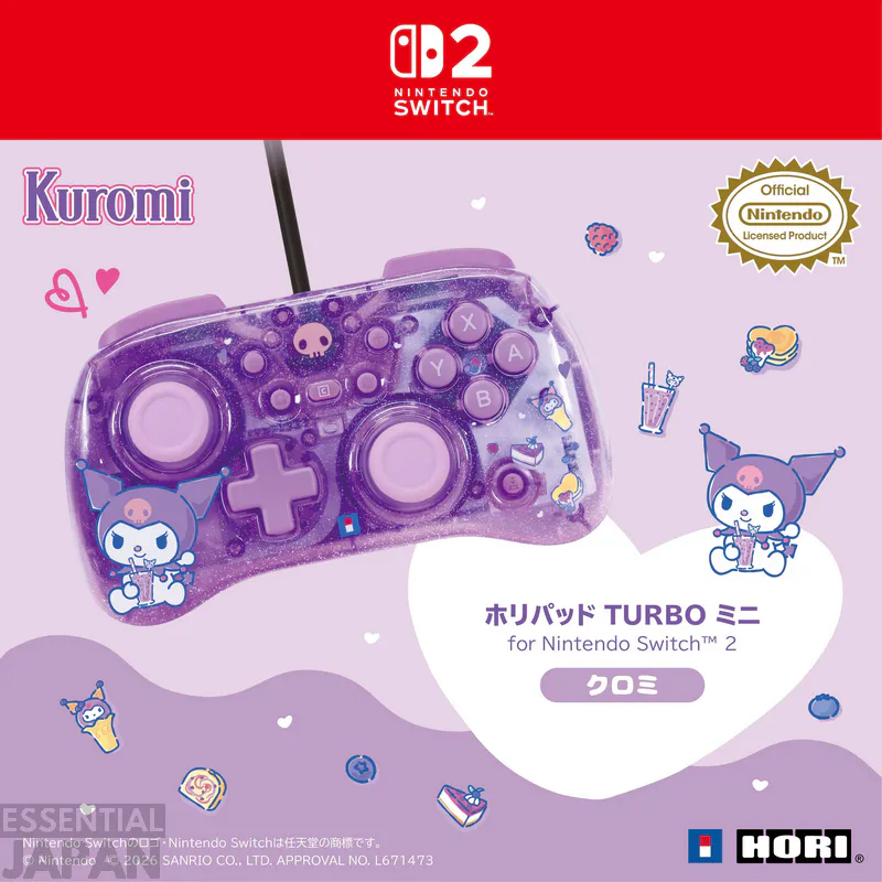 hori sanrio kuromi cinnamoroll controller cases 4
