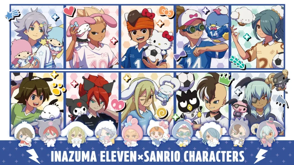 inazuma eleven sanrio collab 0