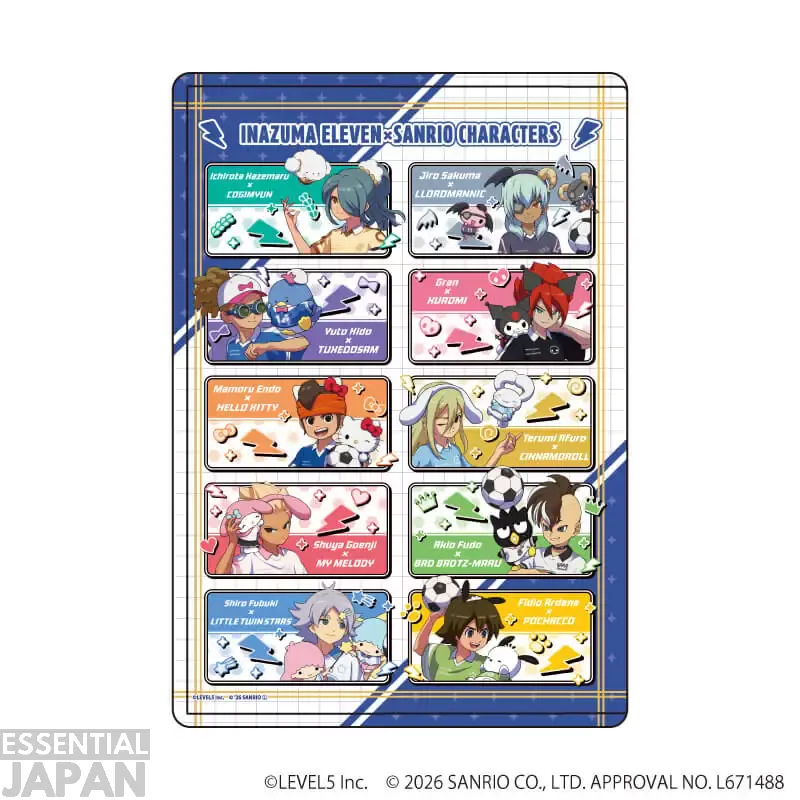 inazuma eleven sanrio collab 6