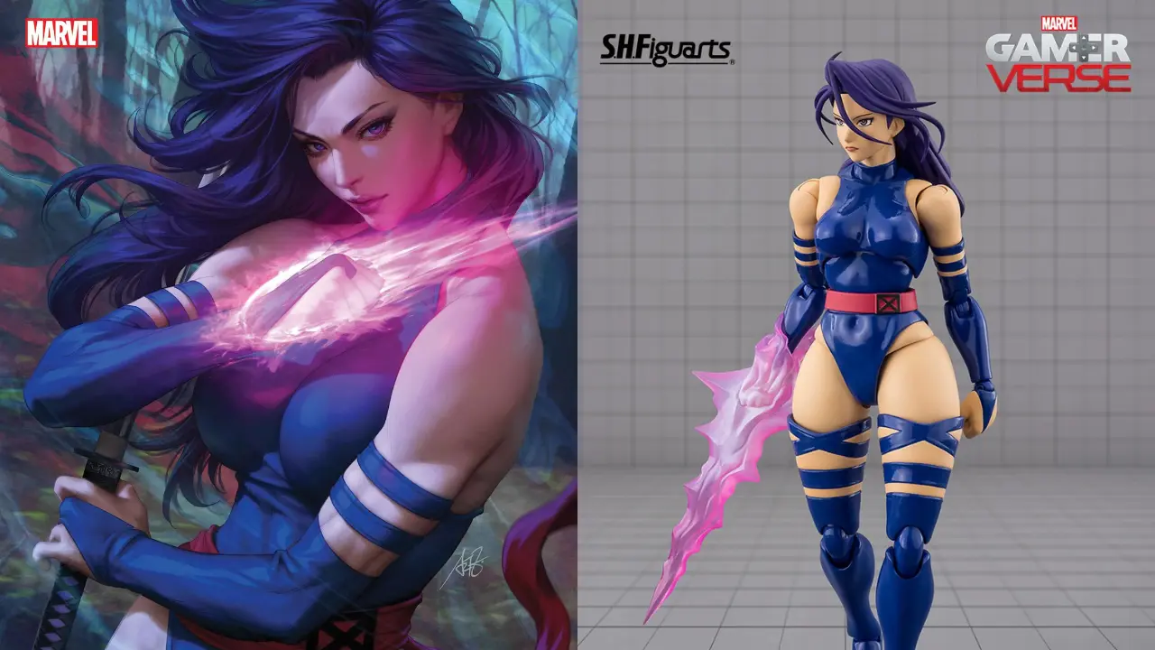 Psylocke Joins TAMASHII NATIONS' Marvel Gamerverse Lineup in New S.H.Figuarts Reveal
