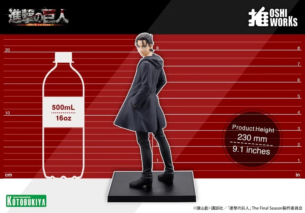 oshiworks kotobukiya eren jaeger attack on titan 2