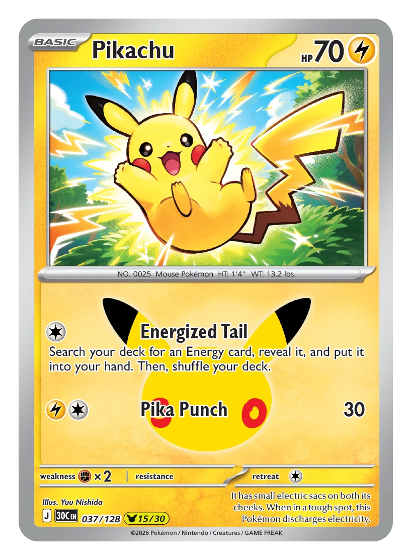 pokemon tcg 30th celebration 10