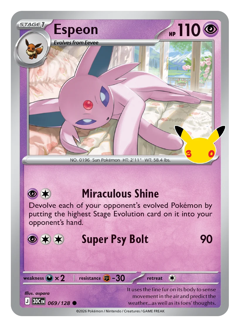pokemon tcg 30th celebration 19