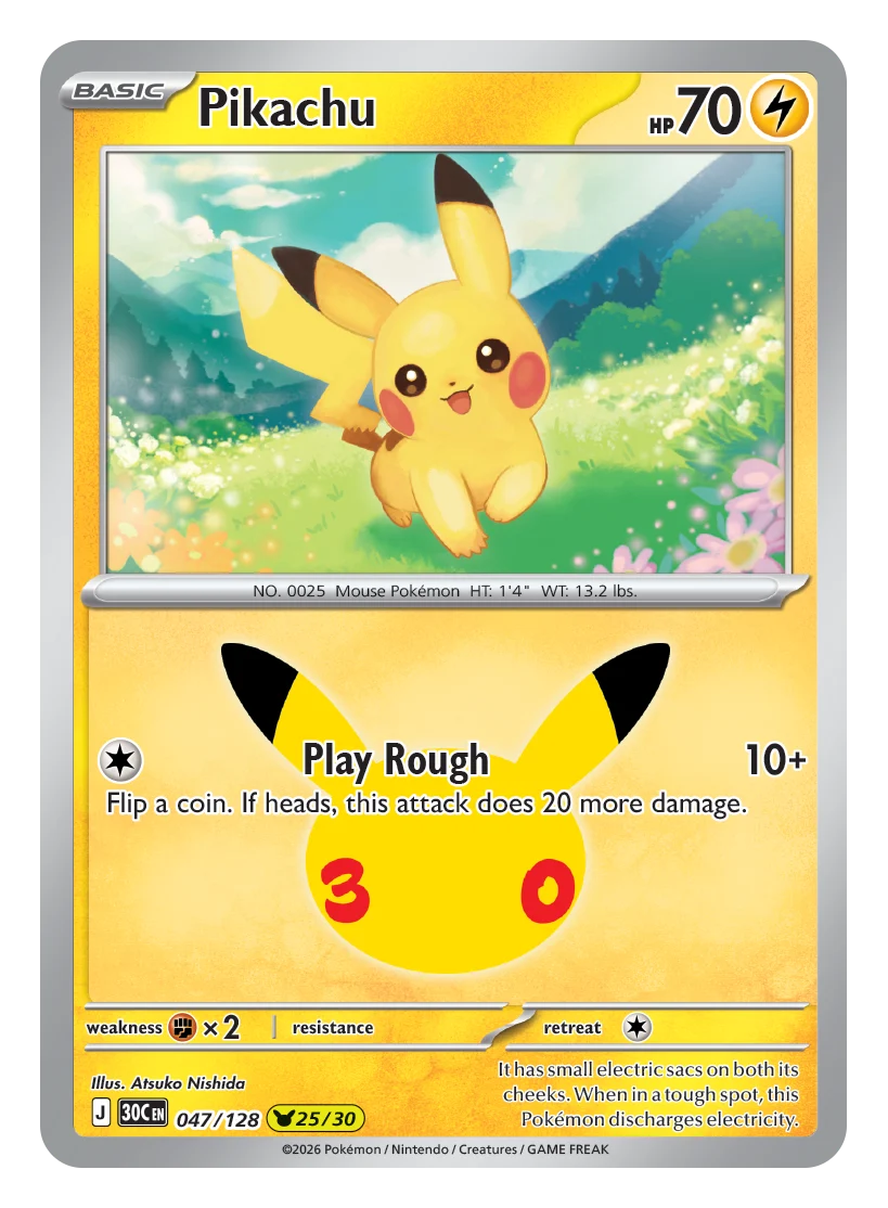 pokemon tcg 30th celebration 9