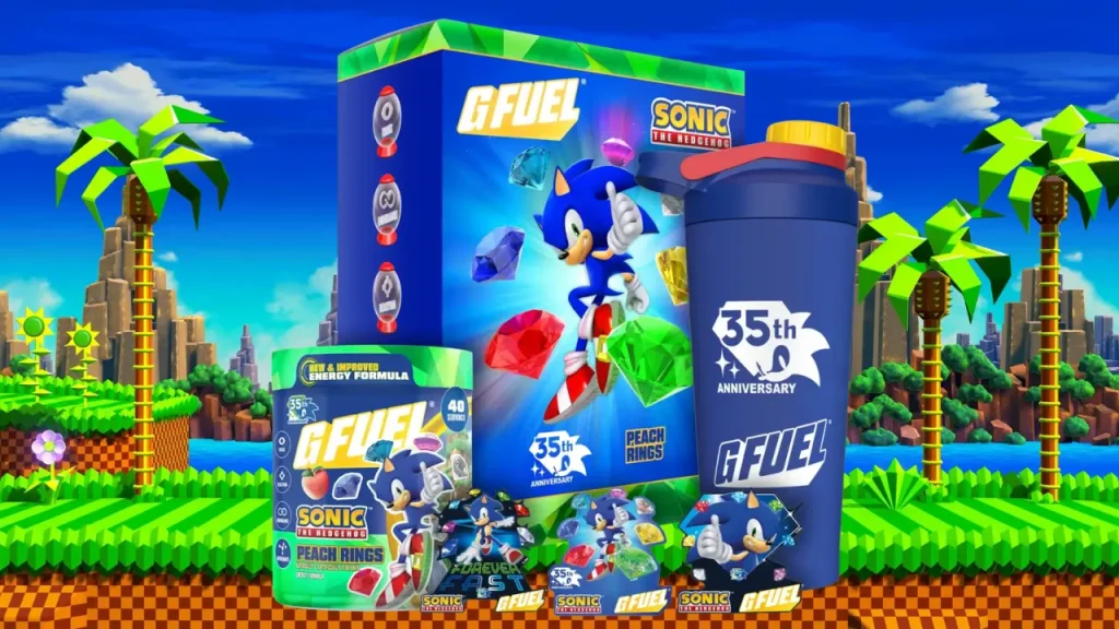 sonic 35th g fuel peach ring box 0