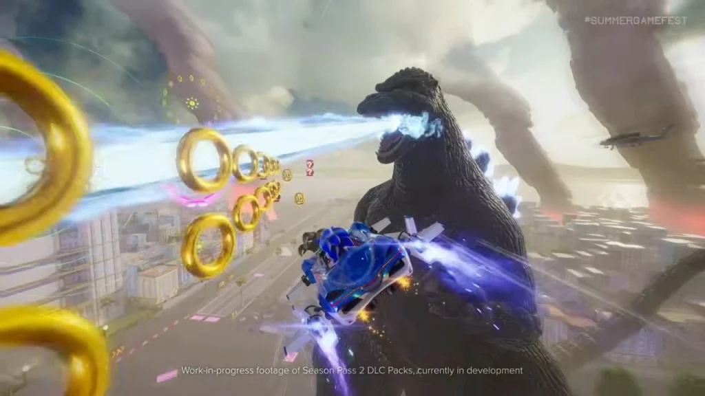 sonic crossworlds godzilla 2