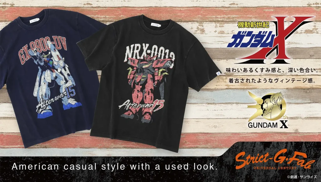 strict g fab gundam x retro shirts 3