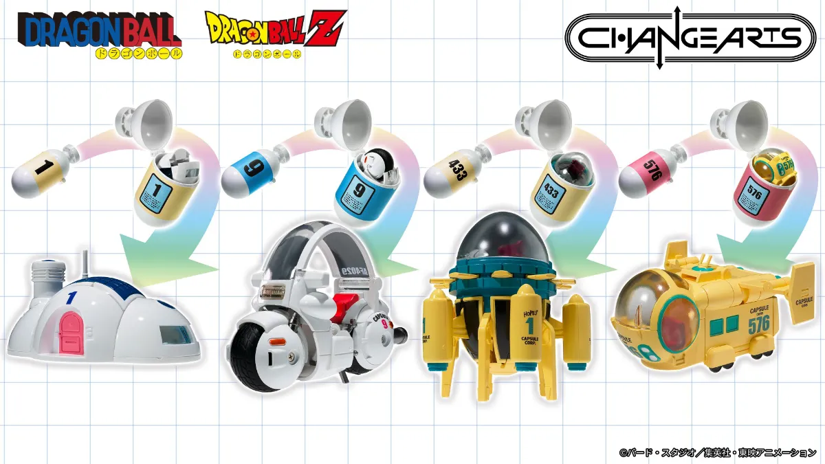 tamashii dragon ball changearts capsule 0