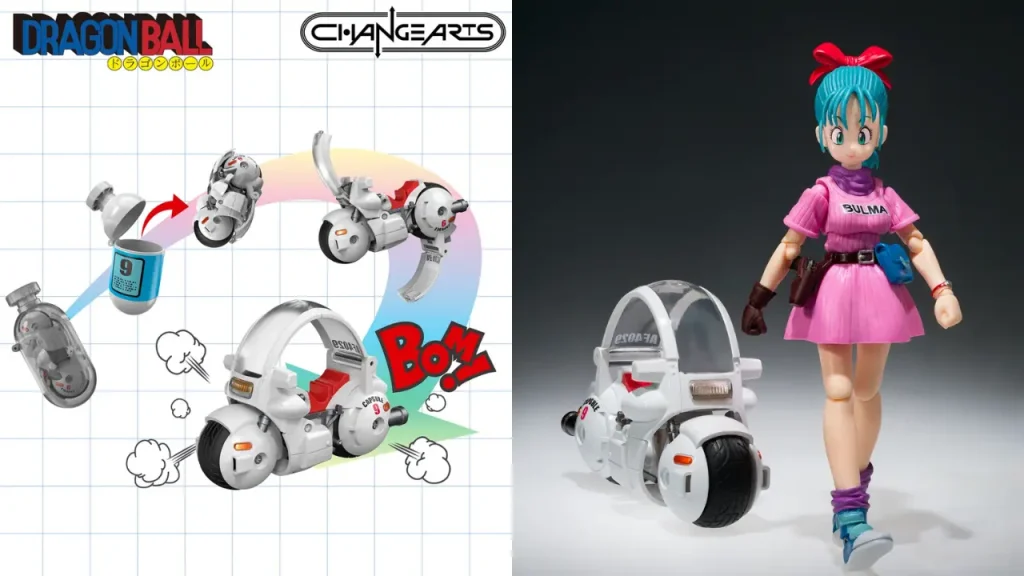 tamashii dragon ball changearts capsule bulma 0